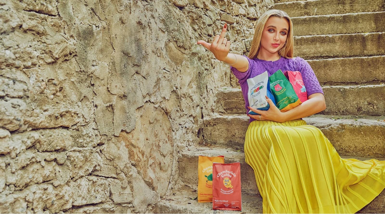 Emma Chamberlain Turns her 4.7 million  following into a Coffee  Company